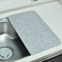 [천삼백케이] [쓸모11-1] 인조대리석 싱크대 보조조리대(가로25cm), 가로25cm