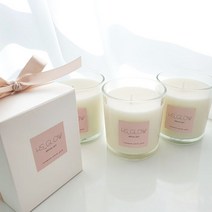 에이치에스글로우 소이캔들 7oz 컨테이너캔들, 코튼블라썸