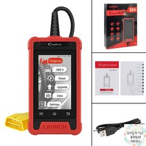 한국어 지원 수입차진단기 OBD2 스캐너 자동차 진단기 ABS SRS 도구 오일 TPMS DPF 5 재설정 서비스 차량 점검, -, CRE205