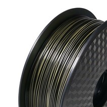 3D프린터필라멘트 3D Printing PLA Filament Two-color 1.75MM Silk Consumable for Accessories, 02 black gold