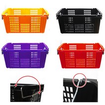 국산 튼튼한 이삿짐 보관함 플라스틱박스 공장 운반바구니 운반상자, 노랑