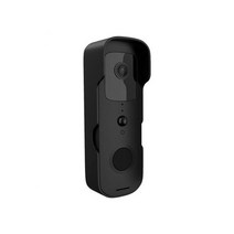 스마트 도어벨 초인종 비디오 감지기 video doorbell tuya wifi 무선 hd ir night vision pir 지능형 홈 도어 벨 카메라 video alarm, 초인종 블랙