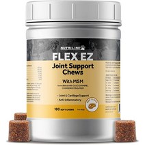 관절영양제 Nutriline Labs Flex-EZ 고농도 썸껌 180개 콘드로이틴 도사민 MSM