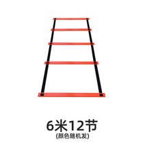 스텝레더 민첩성 사다리 훈련 도구 휴대용 축구 연습, 일반 6미터 12노트  무료 패키지  로고 디