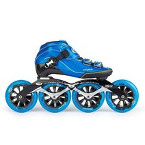 스피드인라인스케이트 Japy Cityrun 스피드 인라인 스케이트 탄소 섬유 전문 대회 4 륜 레이싱 비슷한 파워 슬라이드, Blue 41
