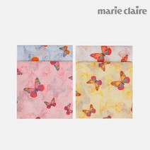 마리끌레르 버터플라이 아사 손수건 스카프 / 53 x 53 (cm)