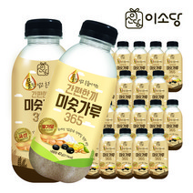 이소당 11곡물 미숫가루 식사대용 선식 국산 서리태 365ml, 미숫가루(설탕포함) 5병 + 미숫가루(무가당) 5병