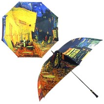 국산 골프 우산 튼튼한 자동 대형 장우산 uv 차단 명화 큰 우산 특대 커버포함 추천 인피솔, 고흐 밤의 카페 테라스