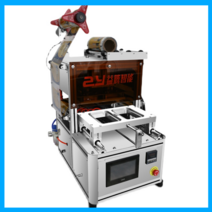 떡포장기계 음식포장 마트 랩핑 과일포장실링기, 전기 실러질소 충진180x120mm