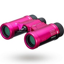 PENTAX 펜탁스 쌍안경 UD 9x21 컴팩트 콘서트 스포츠 관람, 핑크 + 쌍안경cm