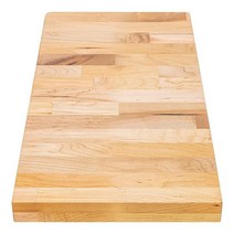 정육점 블록 작업대 탑 - 61 x 45.7 x 3.8cm. 커피 테이블 사무실 책상 도마 바 테이블용 다목적 메이플 슬래브 - 자연스러운 마감 테이블 탑 및 호환 베이스 레