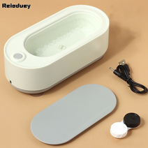 Reioduey 초음파 살균세척기 풀셋살균 초음파 세척기 UV살균기 가정용 초음파 안경세척기, 화이트