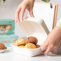 일회용 종이용기 펄프용기 미니케이크박스 3P, 쿠팡 1, 쿠팡 크라프트, 쿠팡 본상품선택