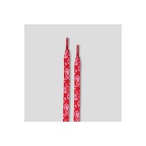 고 큰 캐슈 꽃 신발끈 남여공용 레드 블랙 블루 diy 스포츠 캐쥬얼 농구화 끈, Big Red_120cm