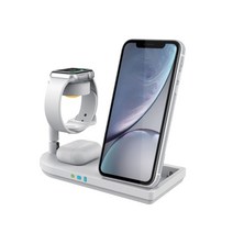 머레이 4IN1 미니스탠드 스마트기기 충전기 무선충전기 F5 삼성전용 화이트, 애플전용 - 네이비