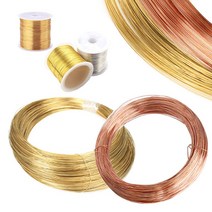 구리선 적동선 황동선 0.5mm 1mm 2mm 3mm M재단 jjunsang*78438941EA, jjun 본상품선택, jjun 황동구리선(금색)_굵기2mm(1M)