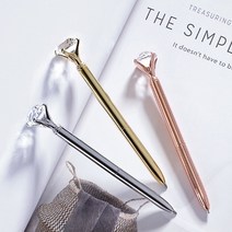 [일상쏙] 다이아 보석 볼펜 보석펜 다이아몬드 색상랜덤발송, 5개