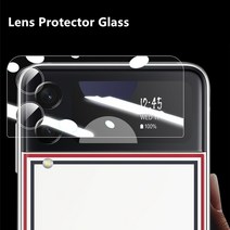 갤럭시 z 플립 4 Galaxy z 3 4 5g 케이스에 대한 투명 보호 커버 flip3 flip4 백 범퍼 쉘 for samsung galaxy z