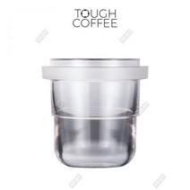 홈 카페 도징툴 바리스타 템핑 도징 용품 분위기 58mm, 투명 PC 싱글, 단일사이즈, 1개