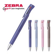 제브라 블렌 3색볼펜 비즈니스 컬러 한정판 BLEN 3C 0.5mm, 스모크핑크