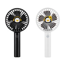 펭수 데일리 스트랩 휴대용 선풍기, 블랙, WGP-SFAN-B