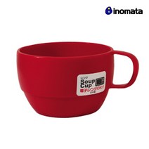 일본 이노마타 렌지전용 머그컵시리즈 머그컵 스프컵, 레드(스프)