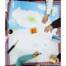 제주 핀스티커 여행지도 우리나라 여행 제주도, 단품
