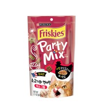 퓨리나 프리스키 파티믹스 믹스그릴(소고기와 연어맛) 60g 고양이간식, 단품