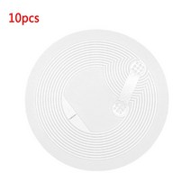 25mm 라운드 NFC 태그 스티커 NTAG215 항 금속 접착제 유니버설 라벨 10pcs, 하얀색
