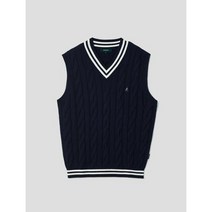 [Green Beanpole Men] [GREEN BP] [BCYCLE] 네이비 V넥 케이블 베스트 (BC2851N11R)