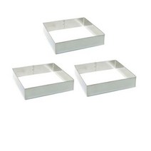 무스링 정사각 케익틀 3호, 3개