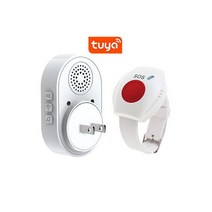비상벨 호출벨 Topvico-와이파이 패닉 버튼 노인용 알람 SOS 팔찌 시계 가을 알림 수석 비상 전화 무선 간병인 호출기 투야, [03] 2 SOS Host US Plug