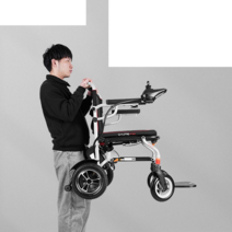 전동 휠체어 노인 전동카 접이식 여행용 경량 보행기, 휠체어- 500W 모터-20A 리튬 배터리