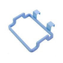 쓰레기 가방 저장장 랙 부엌 카운터 도어 플라스틱 매달이 매달린 선반 홀더 홈 쓰레기 행거 스탠드 주최자, 푸른