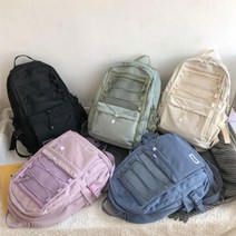 새내기 대학생 풋풋한 파스텔 스트링백팩 빅백 대학생백 여자책가방