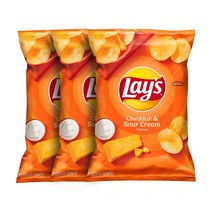 프리토레이 레이즈 체다&사워크림 감자칩 184.2g, 3개