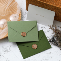 실링왁스 청첩장 초대장 결혼 답례품 포장스티커, 포유