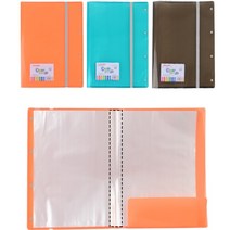 A3 A4 투명 속지 클리어 파일 북 프린트물 보관 서류 정리 문서 자료 수납 밴드 고정 신문 과제 화일 포트폴리오 파우치 비닐 포켓 사무 문구 학생 용, 제품선택, 30매