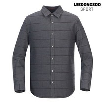 이동수골프 이동수 골프웨어 남성 긴팔셔츠 다크그레이 H0DSH0010-E1