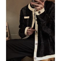 가디건 코트 JMHOMME 블랙 스윗 털수염 디자인 남자 가을스타일 트렌드 캐주얼상의 2670638810