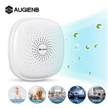 원룸공기청정기 AUGIENB-휴대용 공기 청정기 오존 발생기 100-240V 가정용 살균 소독 탈취기 Sme 포름알데, 01 White_02 EU