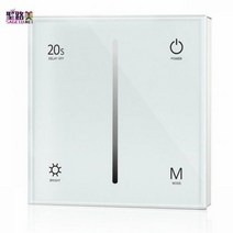 컨트롤러 LED 조광기 디머스위치 S1T AC 100240V Triac 터치 유리 패널 화이트 & 블랙 디 밍이 램프 테이프 라이트 131420