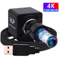 4k 3840x2160 usb 웹캠 2 8 12mm 수동 varifocus cs 렌즈 hd 1080p 비디오 usb 카메라, 상세내용참조
