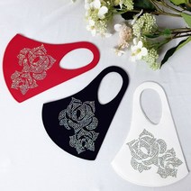 화려한 럭셔리 패션 마스크 3D 국내원단