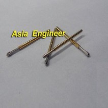 스프링 테스트 프로브 포고 핀 P100E2 직경 1.36mm 180g 20PCS