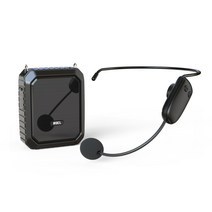 로엘전자 UHF 채널 고음질 헤드마이크 + 휴대용 무선앰프, Guide Pro