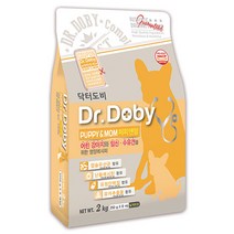 [묶음구매할인] 닥터도비 퍼피앤맘 임신 출산 수유 이유식 사료 2kg, 5개