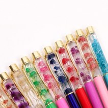 꽃 하바리움 볼펜 8color 판촉 하바플라리움 예쁜 디자인 플라워 답례선물 펜, 색상