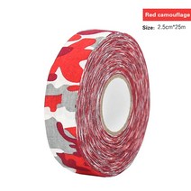 게이트볼 기구 채 스틱 공 세트 어르신 쥬스 hockeytape ice hockey transparent 스포츠 테이프 high stick non slip ball club, 2.5cmx25m, 빨간 위장