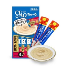 고양이 참치 가리비관자 츄르 4개입 48P 짜먹는간식, 상세페이지 참조, 본상품선택